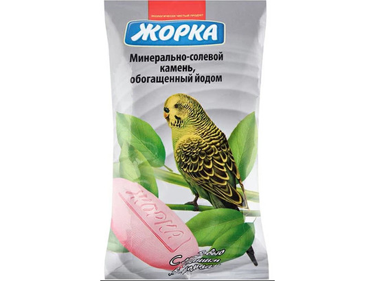 Минерально-Солевой камень ЖОРКА для птиц, 2 шт.упак