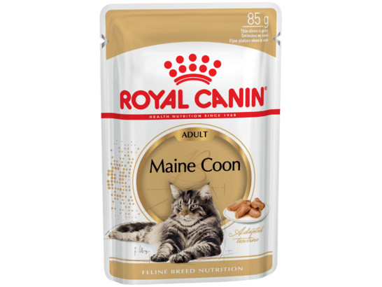 Royal Canin для кошек Maine Coon (Мейн кун) Adult соус, 0.085кг, пауч 