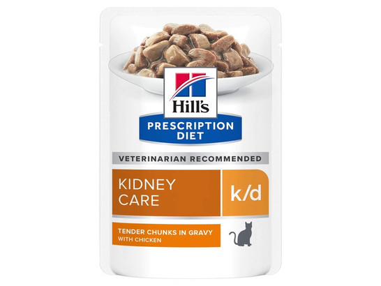 Hill's для кошек Prescription Diet k/d, 0.085кг, пауч