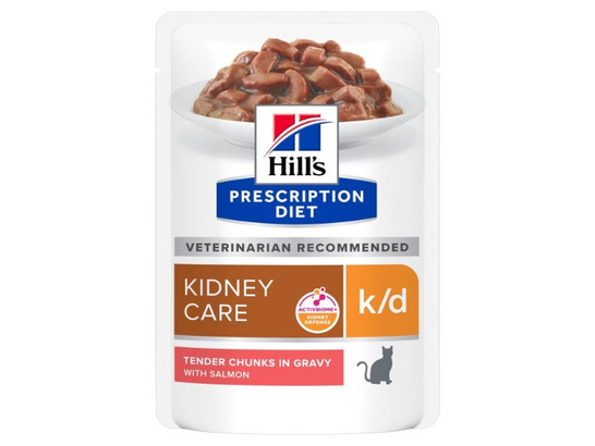 Hill's для кошек Prescription Diet k/d, 0.085кг, пауч