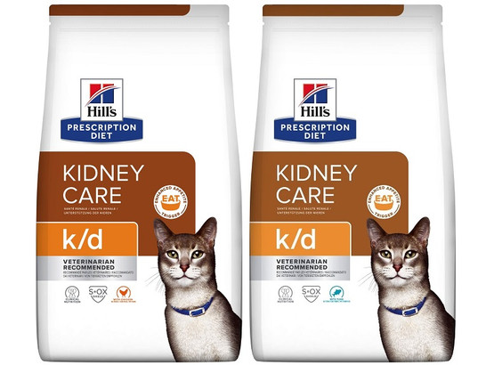 Hill's для кошек Prescription Diet k/d, 1.5кг