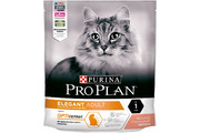 Pro Plan для кошек Elegant, поддержание здоровья кожи и шерсти, лосось, 0.4кг
