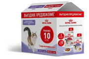 Royal Canin для кошек Sterilised+Instinctive, 10*0.085г, пауч(соус) ПРОМОПАК