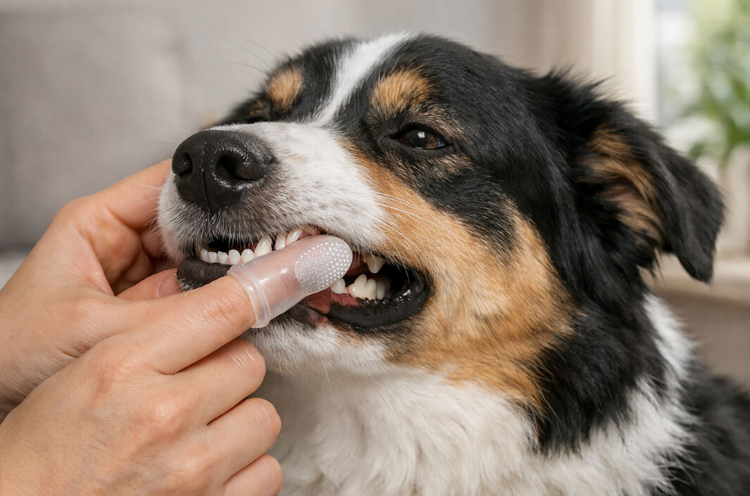 Зубная щетка-напальчник