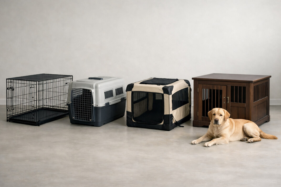 Как выбрать клетку для собаки