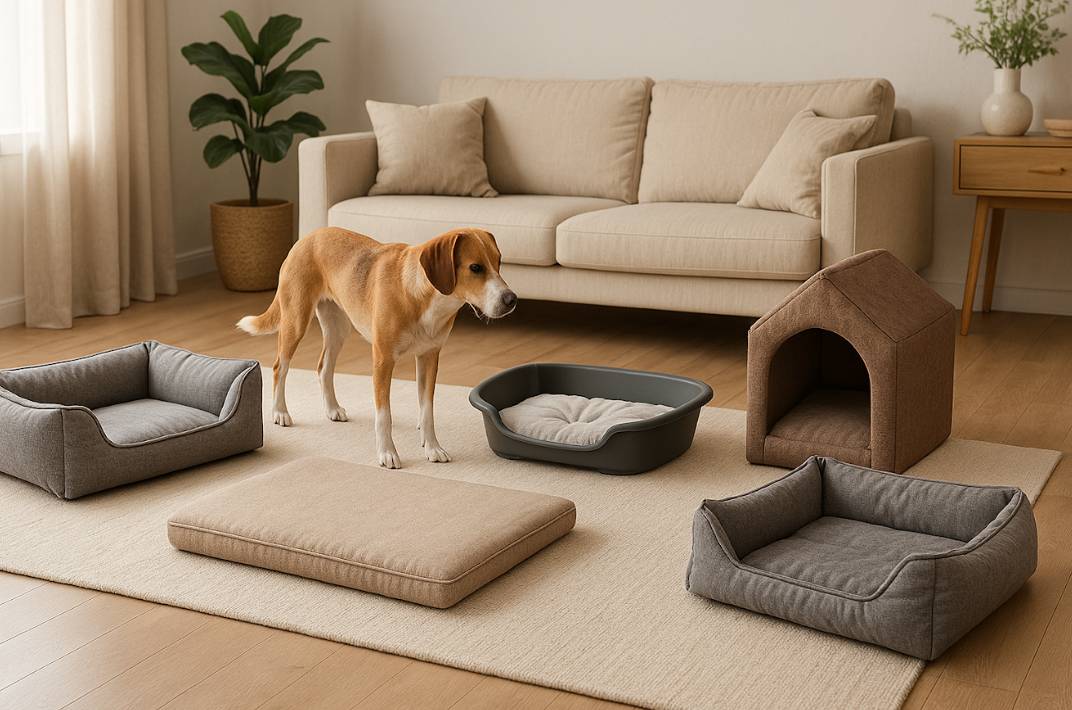 Как выбрать лежанку для собаки