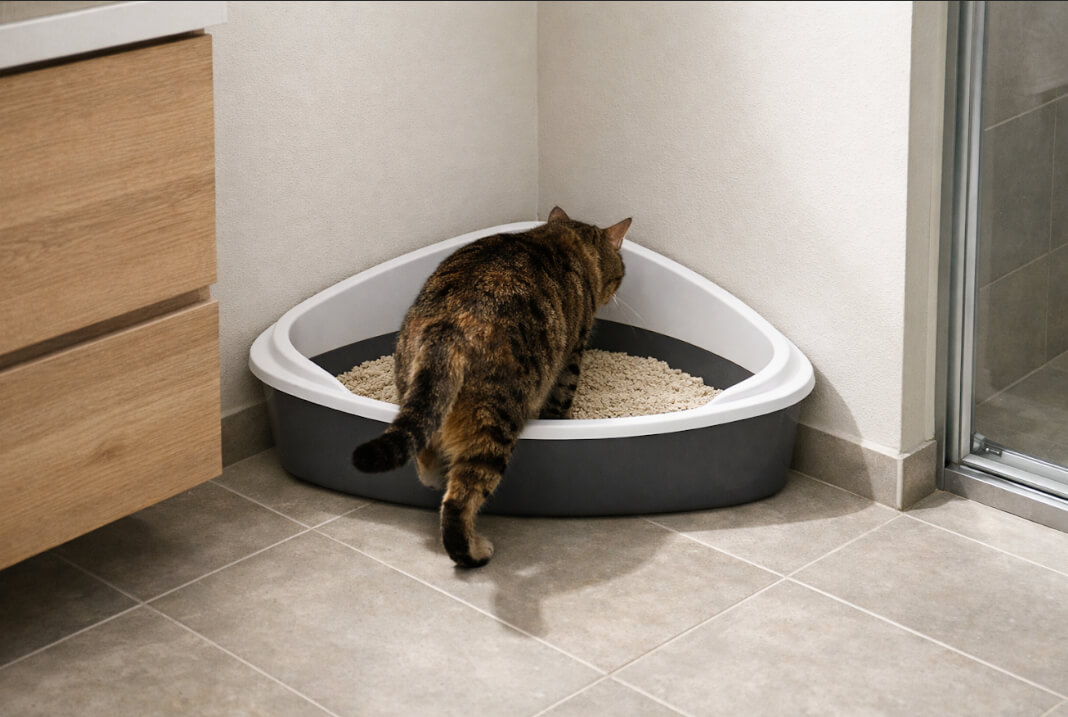 Угловой лоток