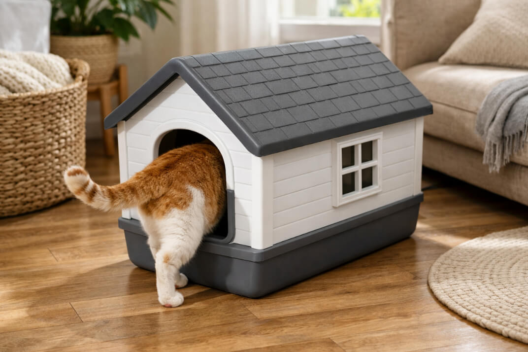 Закрытый лоток (домик)