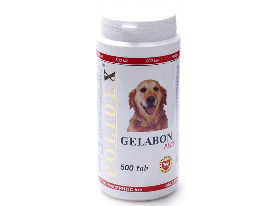 Купить polidex gelabon plus для собак, 500 таблеток. в Самаре за 1 738 руб  в интернет-магазине