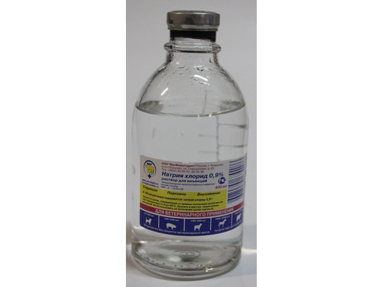 Натрия хлорид 0.9% 400 мл /БФГ/15 фл.упак/