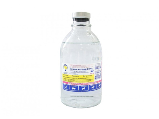 Натрия хлорид 0.9% 400 мл /БФГ/15 фл.упак/