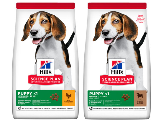 Hill's для щенков Science Plan Medium Puppy, 12.0кг