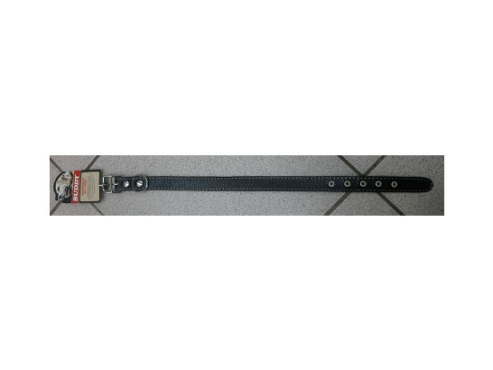 Ошейник 20мм 1сл неукрашенный 32-40см, 011