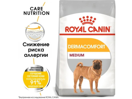 Royal Canin для собак Medium Dermacomfort, 3.0кг