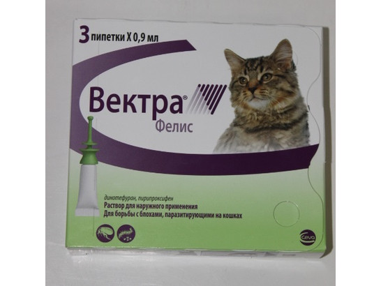 Капли Вектра Фелис д/к 0,6-10 кг