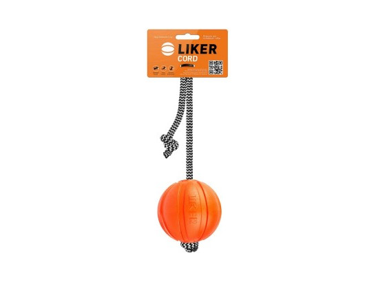 Игрушка д/с Мячик на шнуре Лайкер Корд (Liker Cord), оранжевый