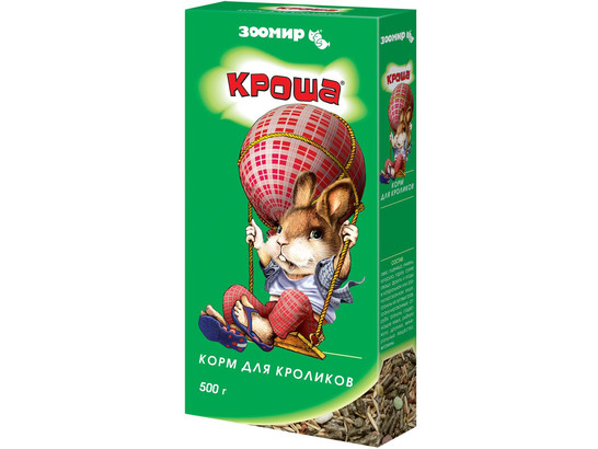 яКорм Кроша д/кроликов 500г, 12 шт.упак, Зоомир*