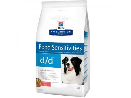 Hill's для собак Prescription Diet d/d, 12.0кг