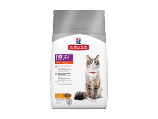 Hill's для кошек Science Plan Sensitive Stomach & Skin, 1.5кг