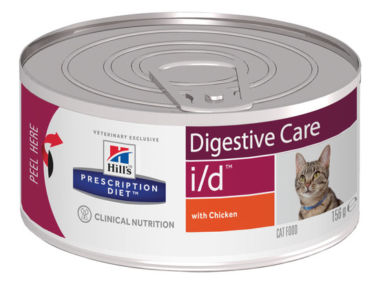 Hill's для кошек Prescription Diet i/d, 0.156кг, конс