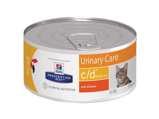 Hill’s для кошек Prescription Diet c/d Urinary, 0.156кг, конс