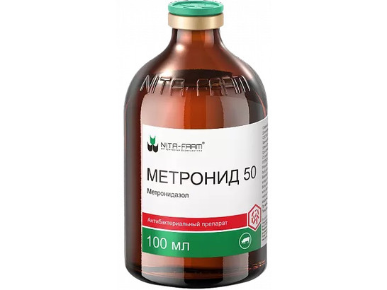 Метронид-50 100 мл /Нита/50 фл.упак/