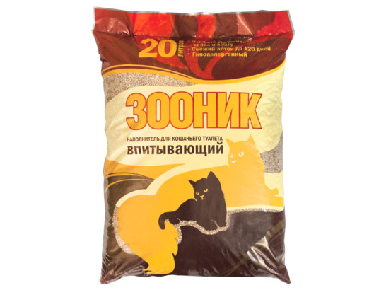 Наполнитель Зооник 20л впитывающий, 06248