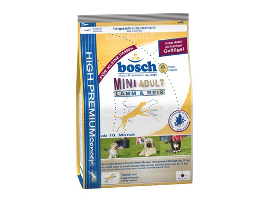 Bosch Mini Adult с ягнёнком и рисом сухой корм для собак 1кг