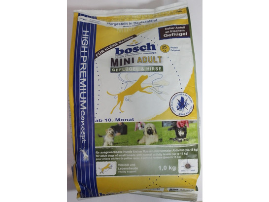 Bosch Adult с птицей и просом сухой корм для собак 1кг
