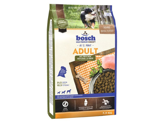 Bosch Adult с птицей и просом сухой корм для собак 1кг