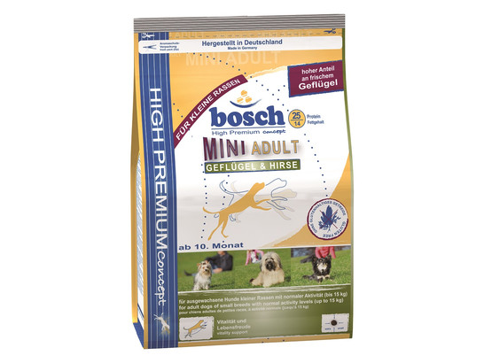 Bosch Adult с птицей и просом сухой корм для собак 1кг