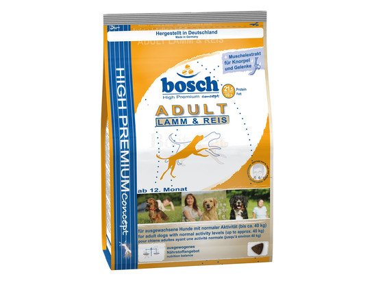 Bosch Adult с ягнёнком и рисом сухой корм для собак 1кг
