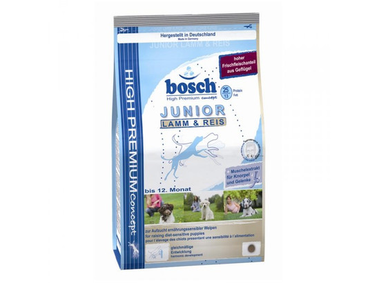 Bosch Junior с ягнёнком и рисом сухой корм для щенков 1кг