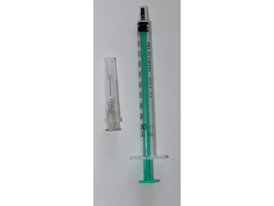Шприц 1 мл одноразовый стерильный INSULIN U-100, игла 0,33*12 мм /Китай/