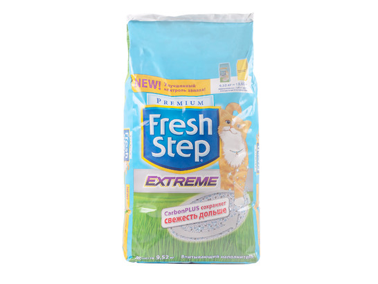 Fresh Step наполнитель впитывающий, тройной контроль запахов 9,52кг