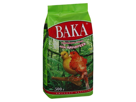 Корм Вака ВК д/канареек 500г, 14шт.упак