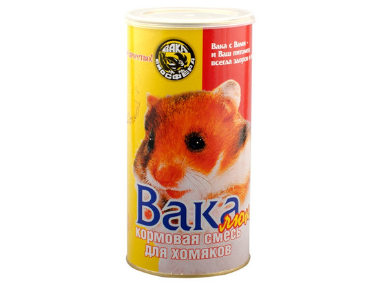 Корм Вака Люкс д/хомяков 900г, 8шт.упак