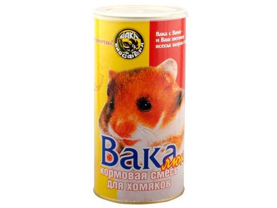 Корм Вака Люкс д/хомяков 900г, 8шт.упак