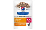 Hill’s для кошек Prescription Diet c/d Urinary Stress, 0.085кг, пауч