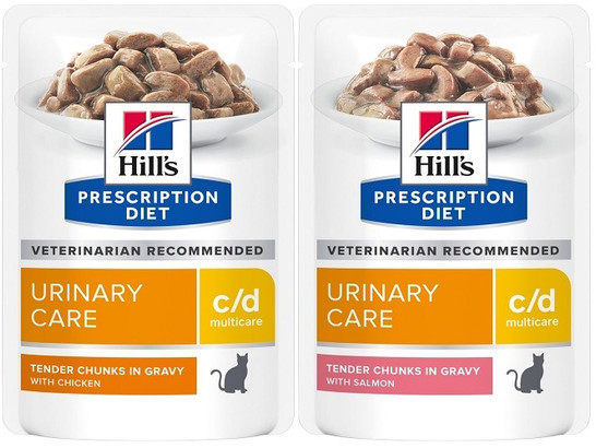 Hill’s для кошек Prescription Diet c/d Urinary, 0.085кг, пауч