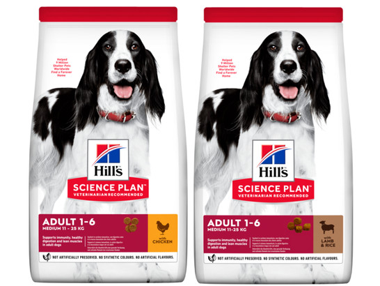 Hill's для собак Science Plan Medium Adult, 12.0кг