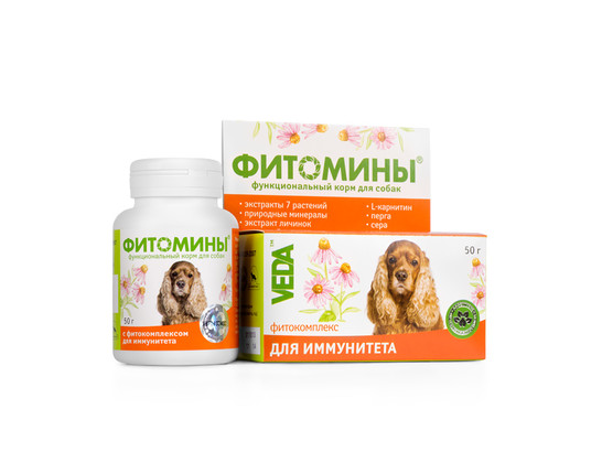 Фитомины д/с д/иммунитета 50г /функц.корм/Веда/30 шт.кор/ 