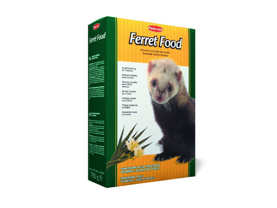 Корм ПАДОВАН д/хорьков 750г, FERRET FOOD, 12шт.упак.