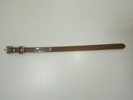 Ошейник 1,5 * 30 см /FMP032/ XS коричневый /4 Май Петс/