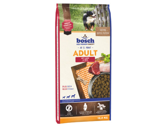 Bosch Adult с ягнёнком и рисом сухой корм для собак 15кг