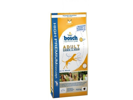 Bosch Adult с ягнёнком и рисом сухой корм для собак 15кг