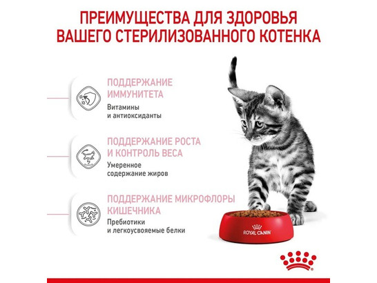 Royal Canin для котят Sterilised Kitten, 0.4кг