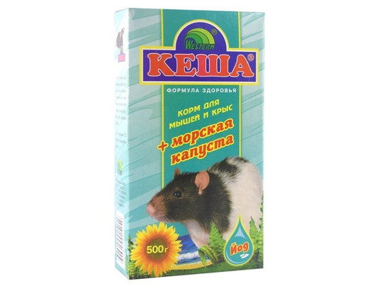 Корм Кеша д/крыс и мышей 500г МОРСК.КАПУСТА, 28шт.упак