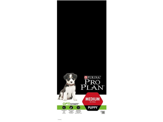 Pro Plan для щенков средних пород Medium Puppy, Курица-рис, 12.0кг