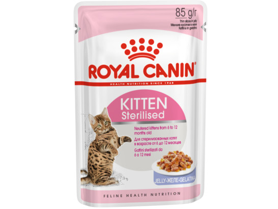 Royal Canin для котят Sterilised Kitten, 0.085кг, пауч